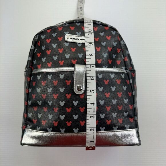 Disney Mickey Mouse Mini Backpack Blue Red Silver - Picture 11 of 16